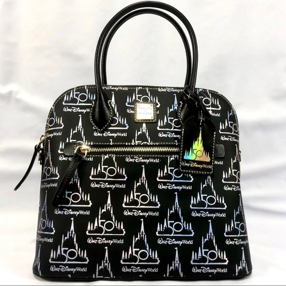 Dooney & Bourke Disney World 50th Anniversary Castle Dome Satchel Purse Bag - Picture 2 of 6